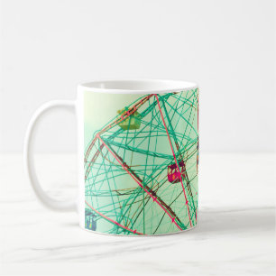 Retro-Pop-Sommerkarneval Kaffeetasse