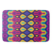 Retro Pop Teardrops Bold Badematte (Vorderseite)