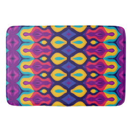 Retro Pop Teardrops Bold Badematte