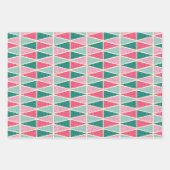 Retro Pop Weihnachts-Set 2 Geschenkpapier Set (Vorderseite 3)