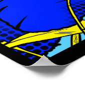 Retro Popart Panda Poster (Ecke)