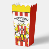 Retro-Popcorn-Design Geschenkschachtel (Rückseite)