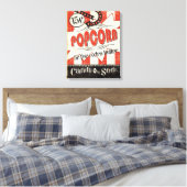Retro Popcorn Leinwanddruck (Insitu (Schlafzimmer))