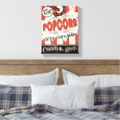 Retro Popcorn Leinwanddruck (Insitu (Schlafzimmer))