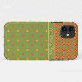 Retro Poppies, Polka Dots iPhone 5/5s Xtreme Fall Case-Mate iPhone Hülle (Rückseite (Horizontal))