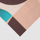 Retro Populäre Sammlung Abstrakter Quadrate Seidenpapier (Ausschnitt)