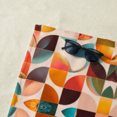 Retro Populäre Sammlung Abstrakter Quadrate Strandtuch (Beispiel)