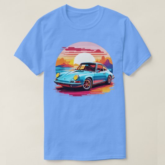 Retro Porsche T-Shirt (Design vorne)