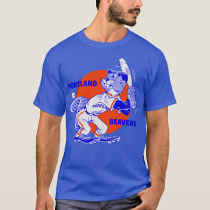 Retro Portland Beavers Baseball 8 T-Shirt