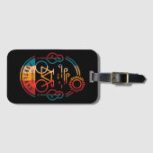 Retro Portland Radweg Gepäckanhänger (Vorderseite (Horizontal))