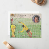 Retro-Porto-Briefmarke München Mitteilungskarte (Vorderseite/Rückseite Beispiel)