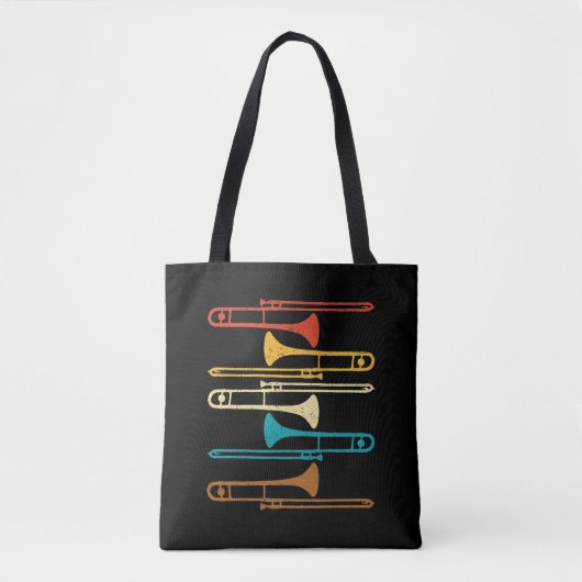 Retro Posaune - Jazz Tasche (Vorderseite)