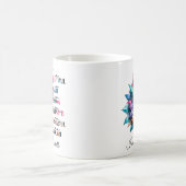 Retro Positivity "I beautiful, Smart, Strong" Kaffeetasse (Mittel)
