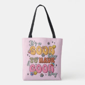 Retro Positivity "It's a Good Day" Tasche (Rückseite)