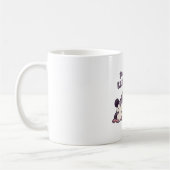 Retro Possum Alone Time White Mug Kaffeetasse (Links)