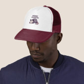 Retro Possum Introvert Energy Trucker Hat Truckerkappe (Beispiel)