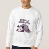 Retro Possum Recharge First Men’s Sweatshirt (Vorderseite)