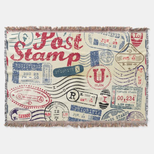 Retro post Briefmarke, Vintage Sammlung. Decke (Vorderseite)