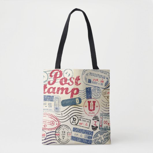 Retro post Briefmarke, Vintage Sammlung. Tasche (Vorderseite)