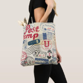 Retro post Briefmarke, Vintage Sammlung. Tasche (Von Nahem)