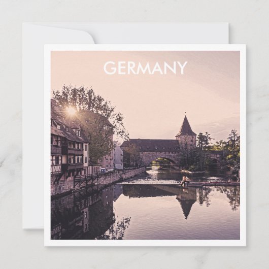 Retro postcard Nürnberg, Deutschland (Vorderseite)