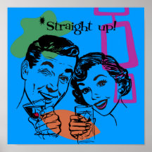 Retro Poster der 50er Jahre - Originelle Kunst von