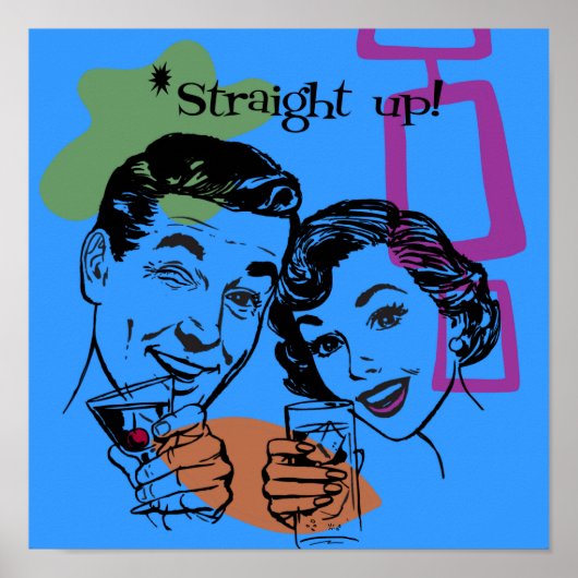 Retro Poster der 50er Jahre - Originelle Kunst von (Vorne)