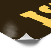 Retro Poster Istanbul, Stadt mit Sonnenuntergang T (Ecke)