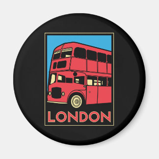 Retro-Poster vom Londoner Westminster-Deko Magnet