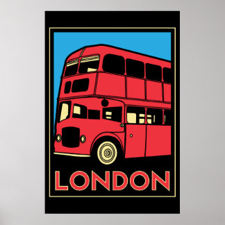 Retro-Poster vom Londoner Westminster-Deko Poster