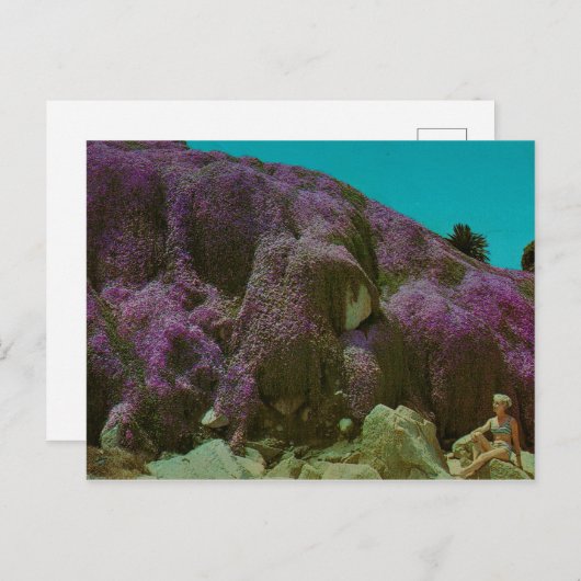 Retro Postkarte (Vorne/Hinten)