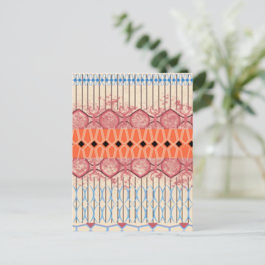 Retro Postkarte (Stehend Vorderseite)