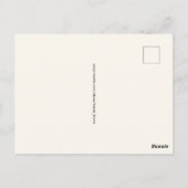 Retro-Postkarte Denver Colorado Postkarte (Rückseite)