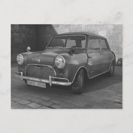 Retro Postkarte des Vintagen klassischen (Vorderseite)
