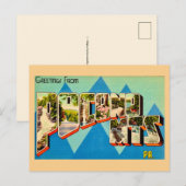 Retro-Postkarte Pocono Mountains  Postkarte (Vorne/Hinten)