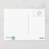 Retro-Postkarte Postkarte (Rückseite)