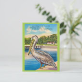 Retro-Postkarte von Florida  Postkarte (Stehend Vorderseite)