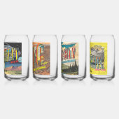 Retro Postkarten 4-Set Dosenglas (Links)