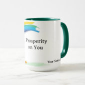 Retro Pot of Gold St. Patrick's Lucky Coin Tasse (VorderseiteRechts)