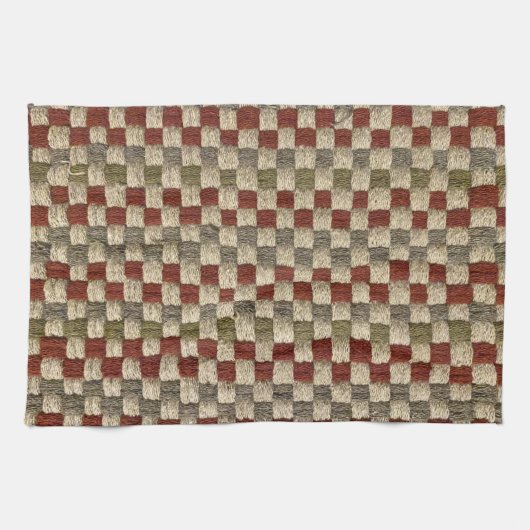 Retro Potholder Weave Geschirrtuch (Horizontal)