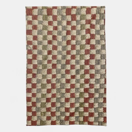 Retro Potholder Weave Geschirrtuch (Vertikal)