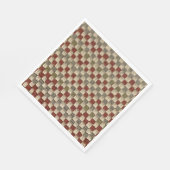 Retro Potholder Weave Muster Serviette (Ecke)
