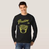 Retro Poutine Kanada Montreal T-Shirt (Vorne ganz)