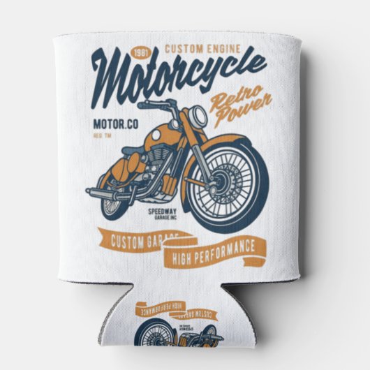 Retro-Power für Motorräder Dosenkühler (Rückseite)