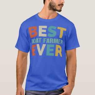 Retro präsentiert für Ziege-Bauer Vintag Beste Zie T-Shirt