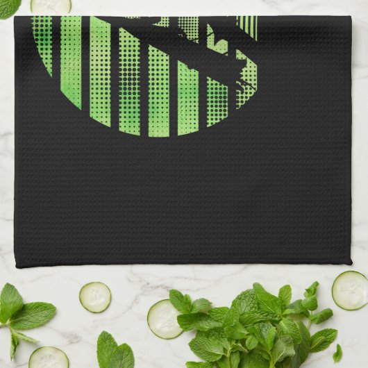 Retro Praying Mantis Biologe Geschirrtuch (Gefaltet)