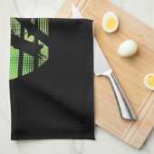 Retro Praying Mantis Biologe Geschirrtuch (Viertel Falte)