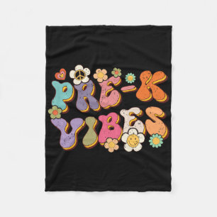 Retro Pre K Vibes CK to School Teacher First Day O Fleecedecke