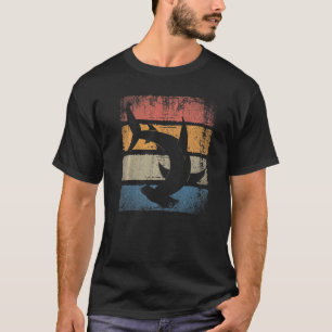 Retro Predator Ocean Animal Hai Hammerhead T-Shirt
