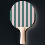 Retro Preppy Sportrand Streifen - rosa grün Tischtennis Schläger<br><div class="desc">Revieren Sie Ihren Stil mit unserem Retro-Muster! Inspiriert durch das Adrenalin der Rennstrecke und die Energie der Sportarenen, bringt dieses Design einen dynamischen Vorsprung zu jedem Projekt. Verschiedene Farbarten und Skalierbarkeit verfügbar. Bitte kontaktieren Sie uns, wenn Sie gewollt haben, um Anpassungen an das Design zu machen. ❀ Website: thebluefig.art ❀...</div>